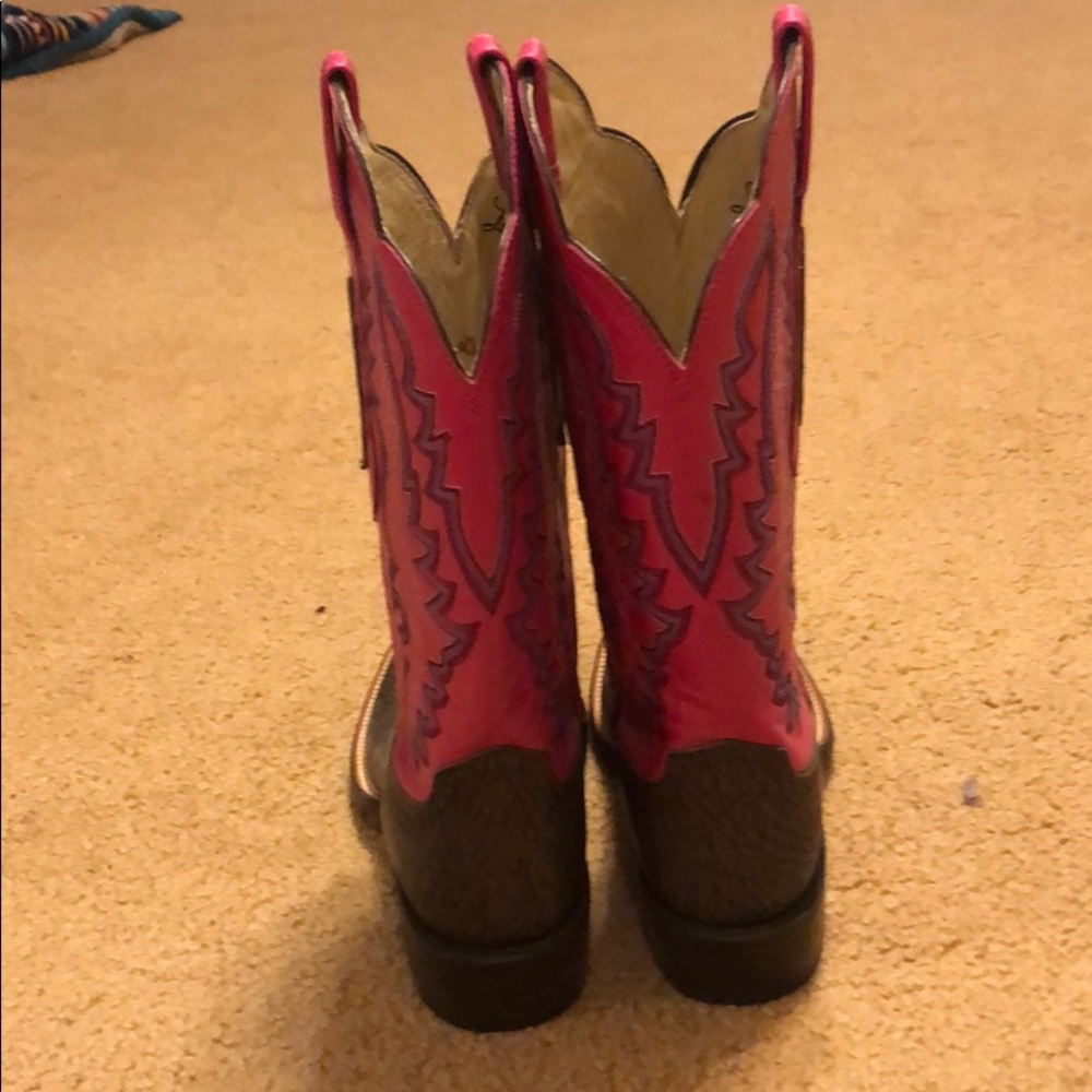 Lucchese Square Toe Boots - Picture 3 of 4